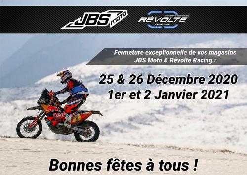 Fermeture fêtes de fin d'année 2020